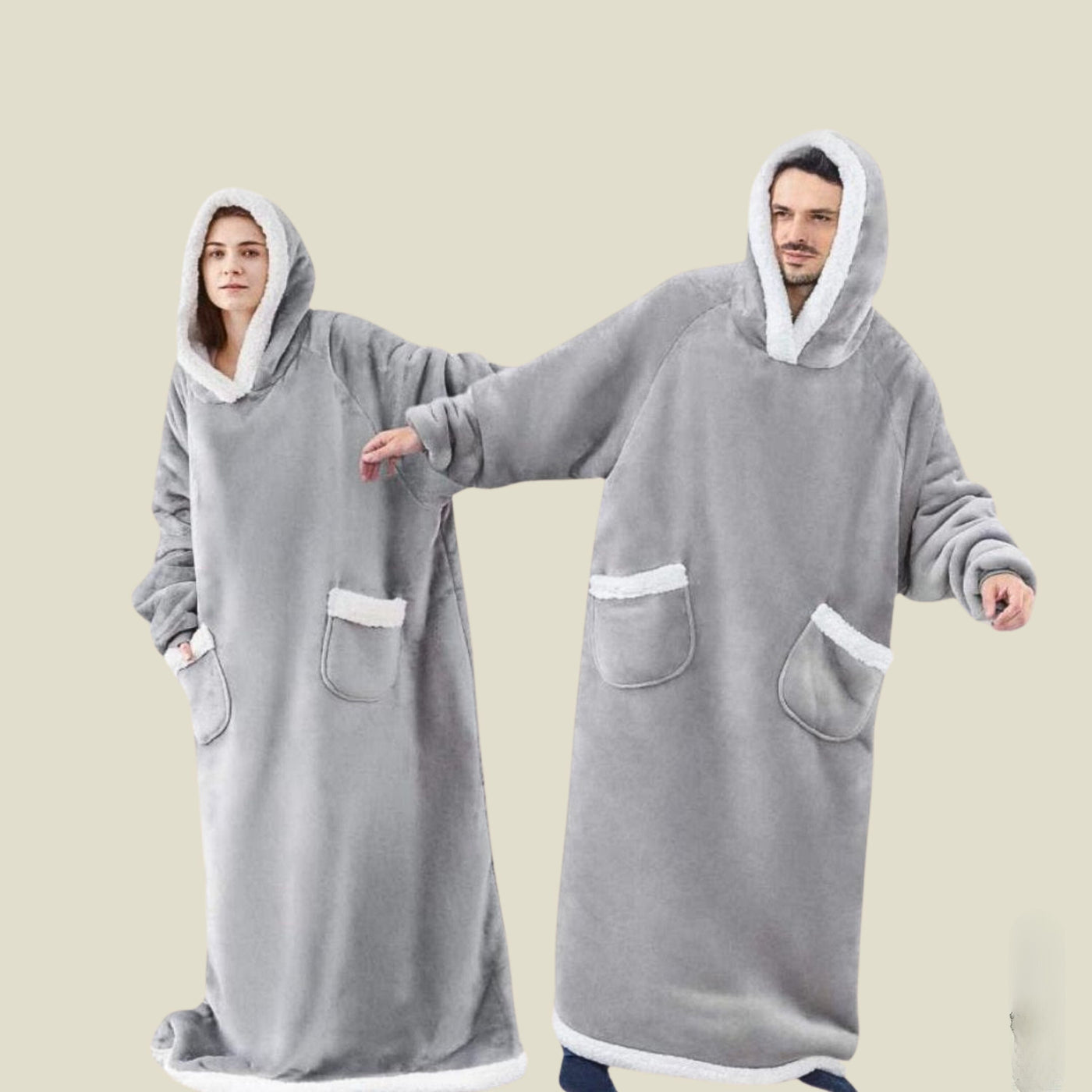 Flauschige Kapuzendecke für Männer und Frauen - Ray