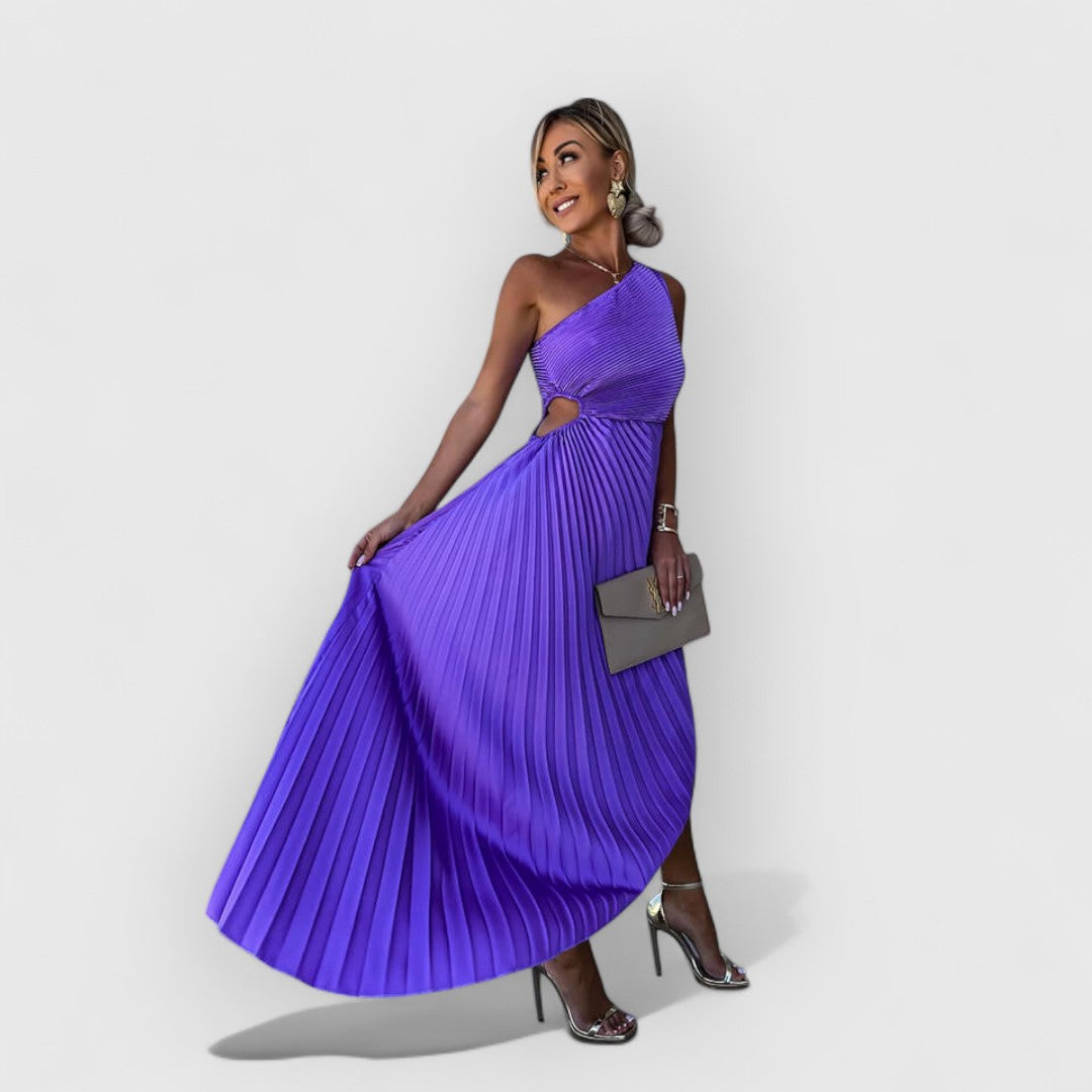 Felicity | One-Shoulder-Midikleid