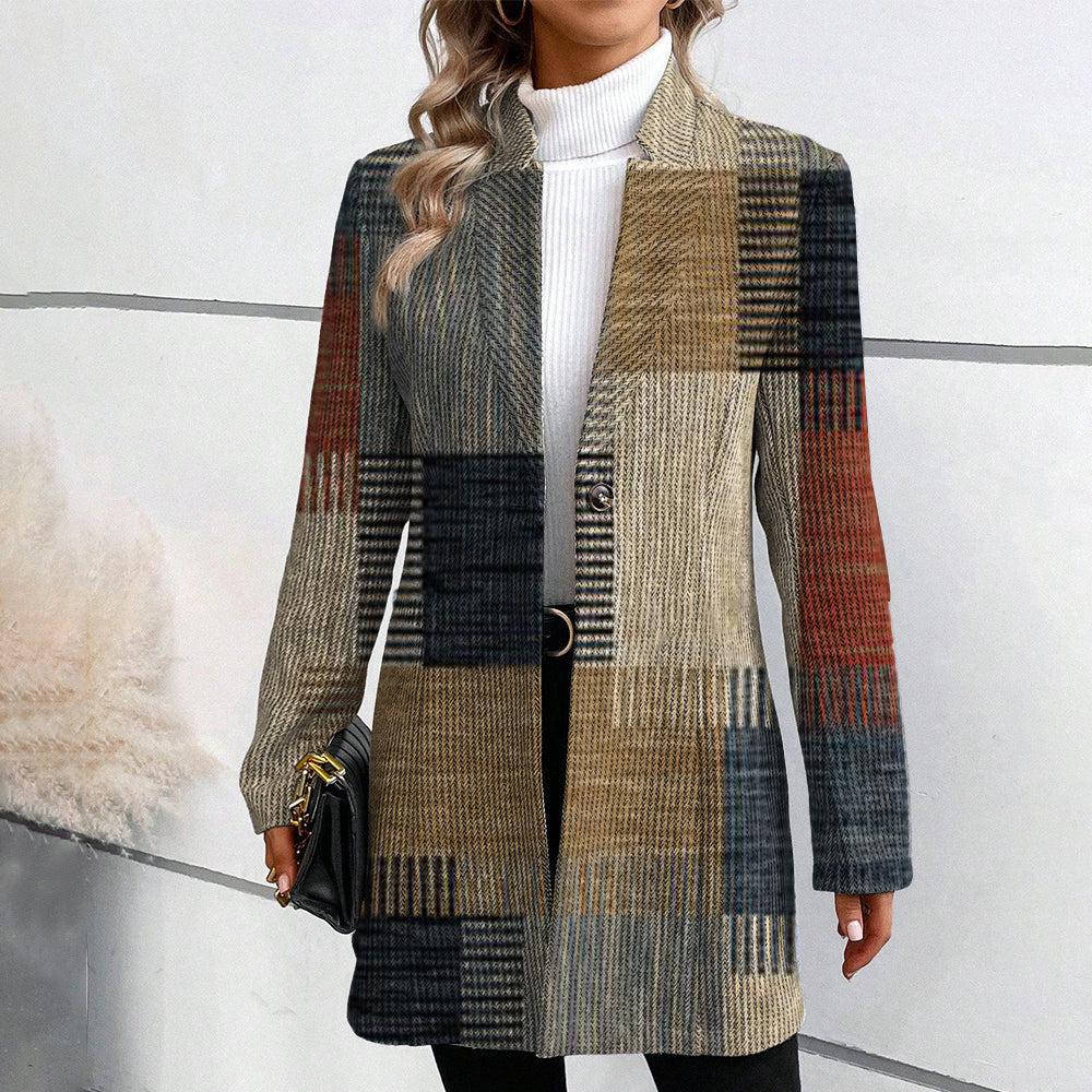 STELLA BLAZER MIT MUSTER