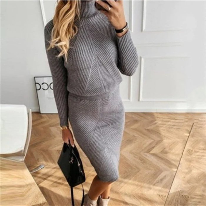 Gemütliches Pullover-Strickkleid - Christa