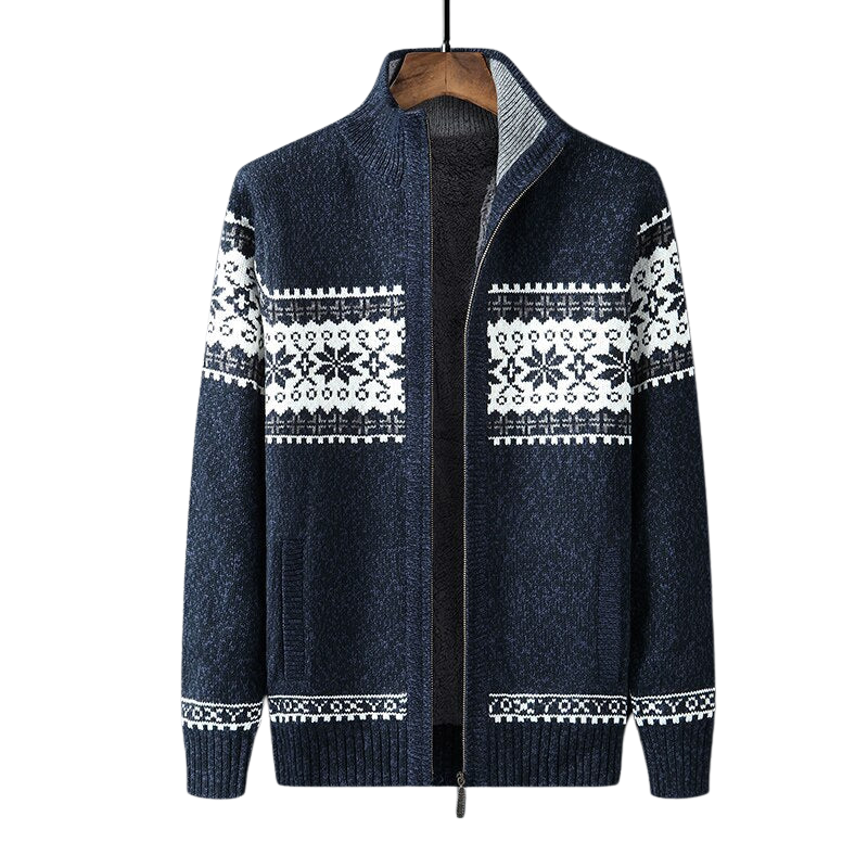 Gestrickte Strickjacke für den Winter - Isidor