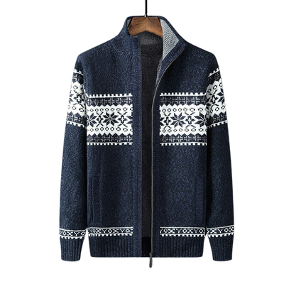 Gestrickte Strickjacke für den Winter - Isidor