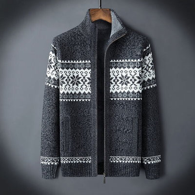 Gestrickte Strickjacke für den Winter - Isidor