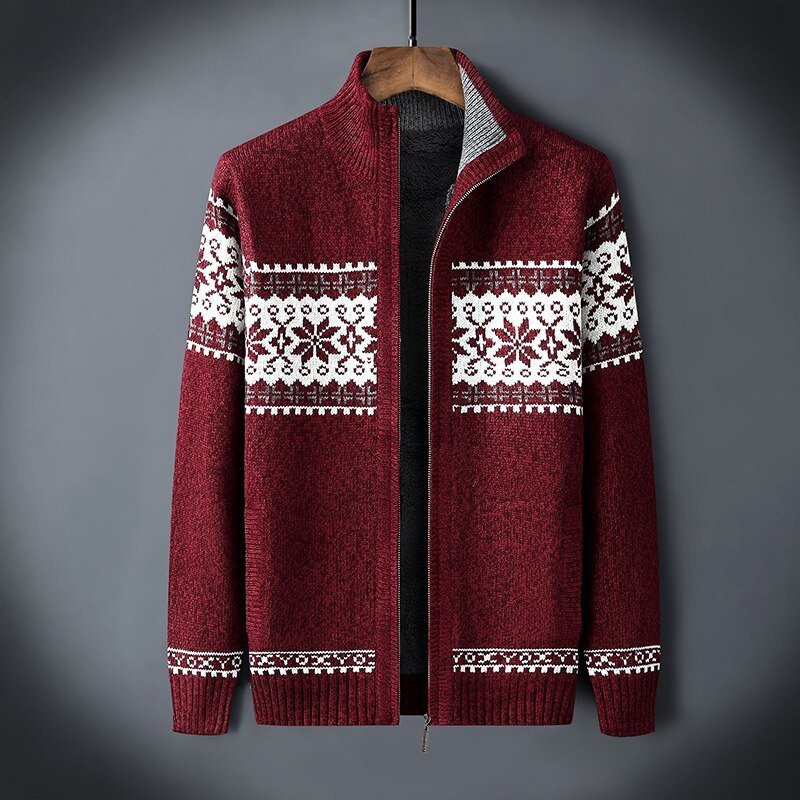 Gestrickte Strickjacke für den Winter - Isidor