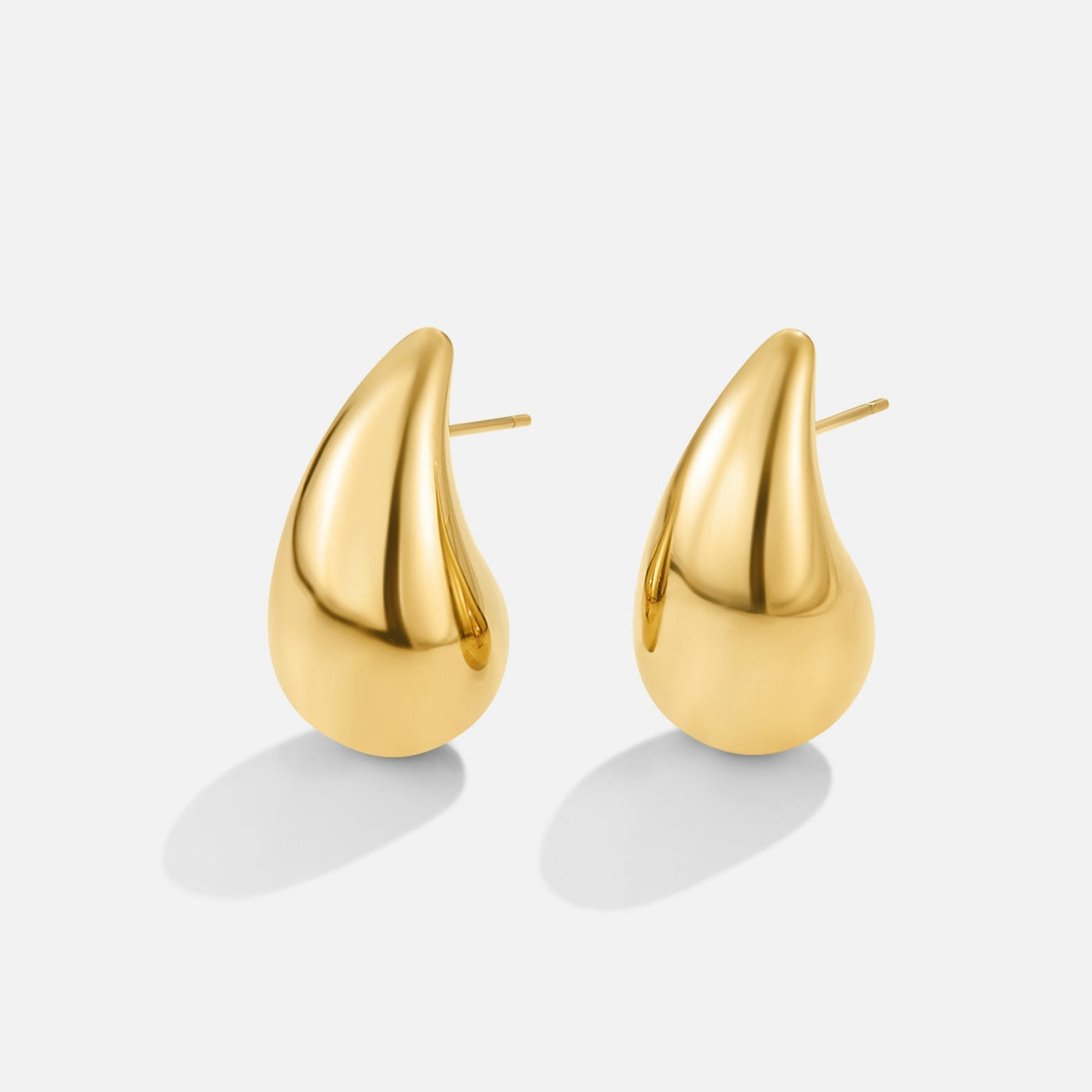 Ame – Goldene Tropfenohrringe