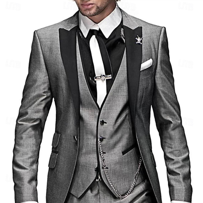 Delfin | Herren Anzug Komplett Set | Hochzeit Outfit