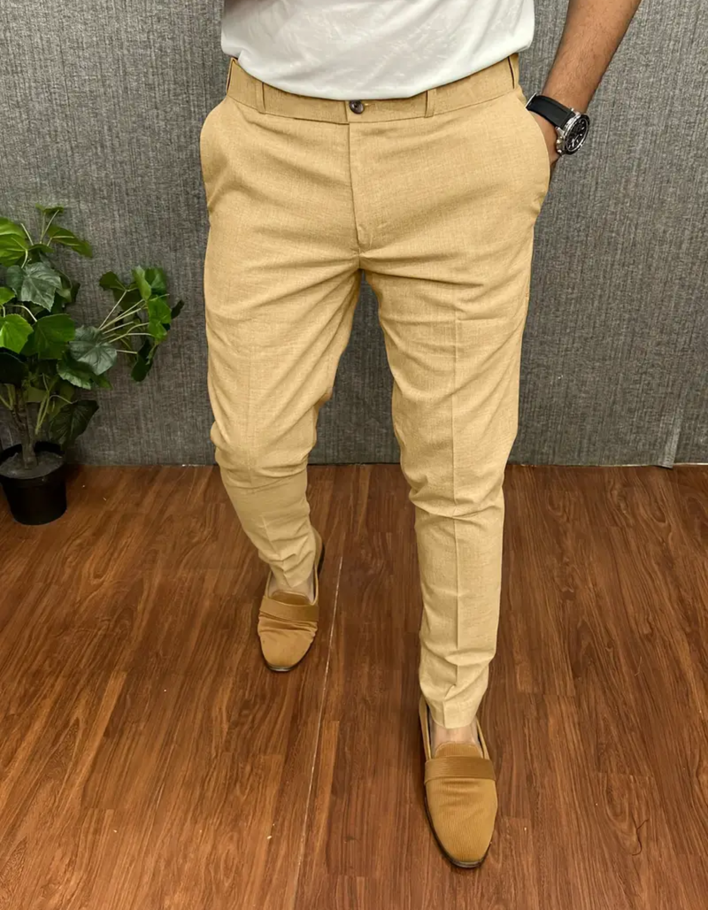 Jingle | Herren Chino Hose | Schwarze Stoffhose