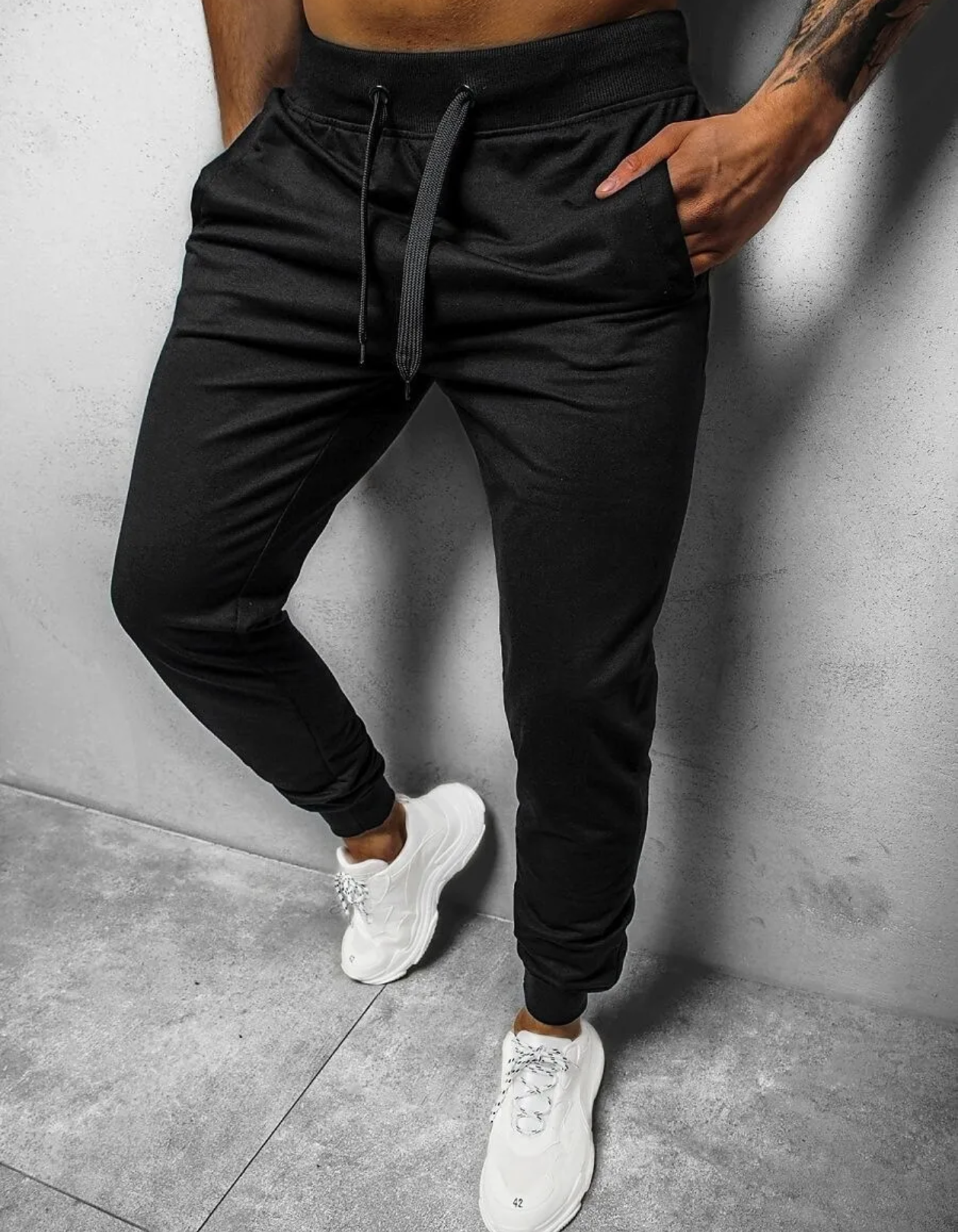 Lando | Herren Fitness Jogginghose | Grau