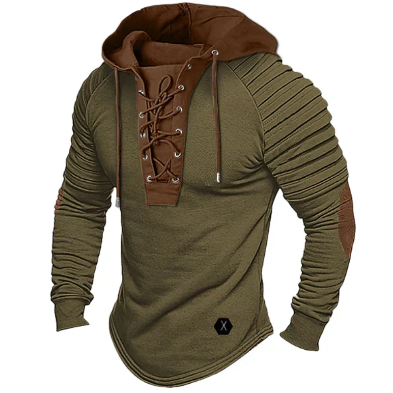 Augustus | Herren Hoodie Grau | Kapuzenpullover
