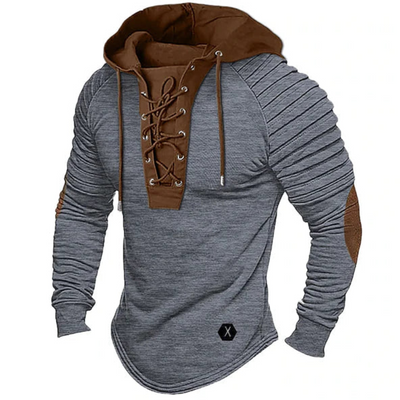 Augustus | Herren Hoodie Grau | Kapuzenpullover