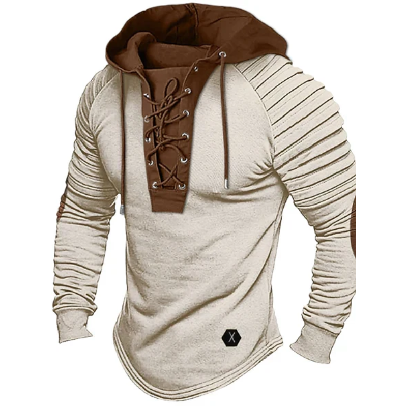 Augustus | Herren Hoodie Grau | Kapuzenpullover