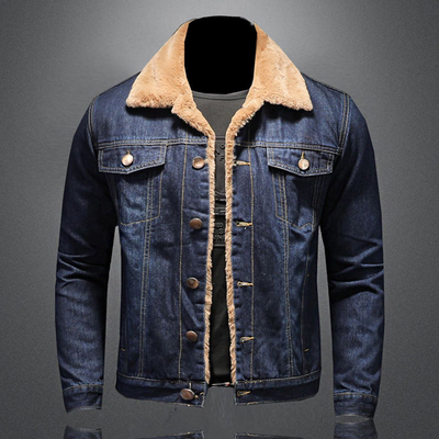 Winston | Gefütterte Herren Jeansjacke | Blau