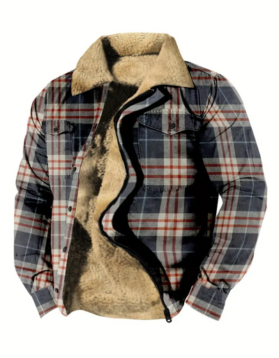 Roberto | Herren Warme Winterjacke | Kurz Mantel