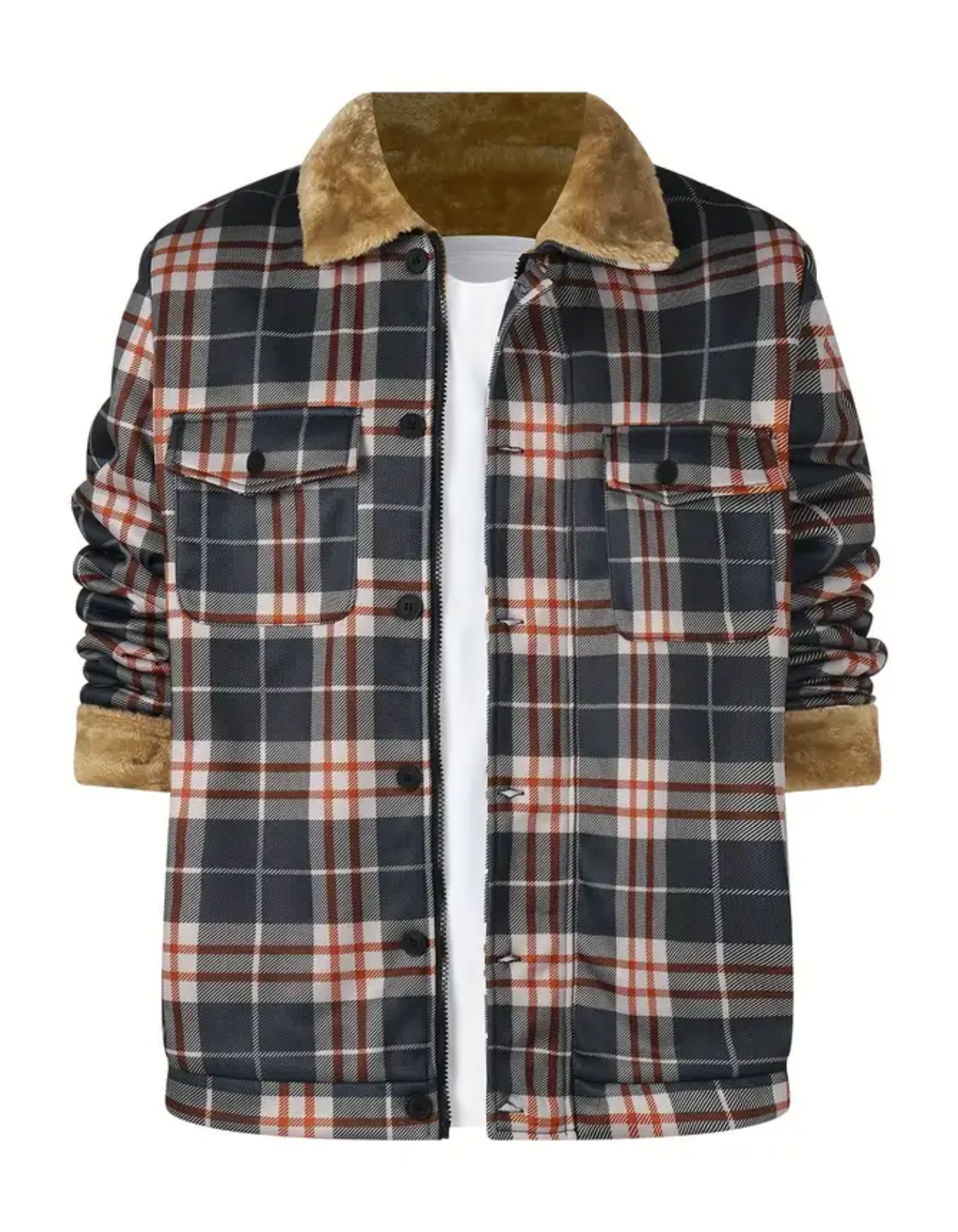 Roberto | Herren Warme Winterjacke | Kurz Mantel