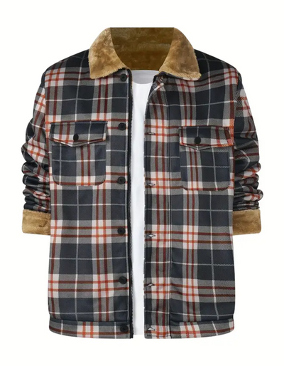 Roberto | Herren Warme Winterjacke | Kurz Mantel