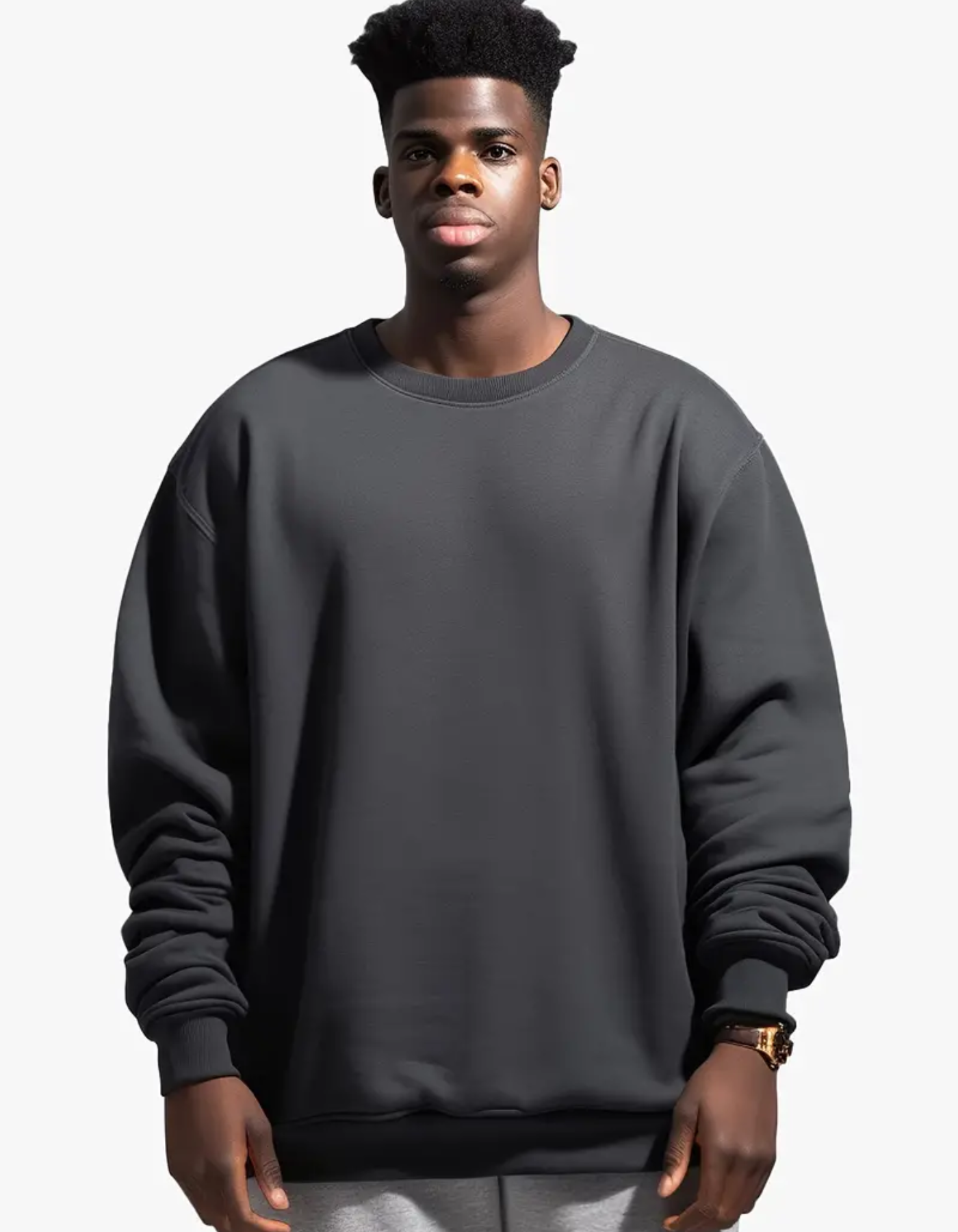 Johnny | Herren Oversize Pullover | Schwarz Sweater