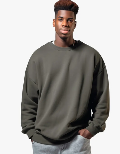 Johnny | Herren Oversize Pullover | Schwarz Sweater