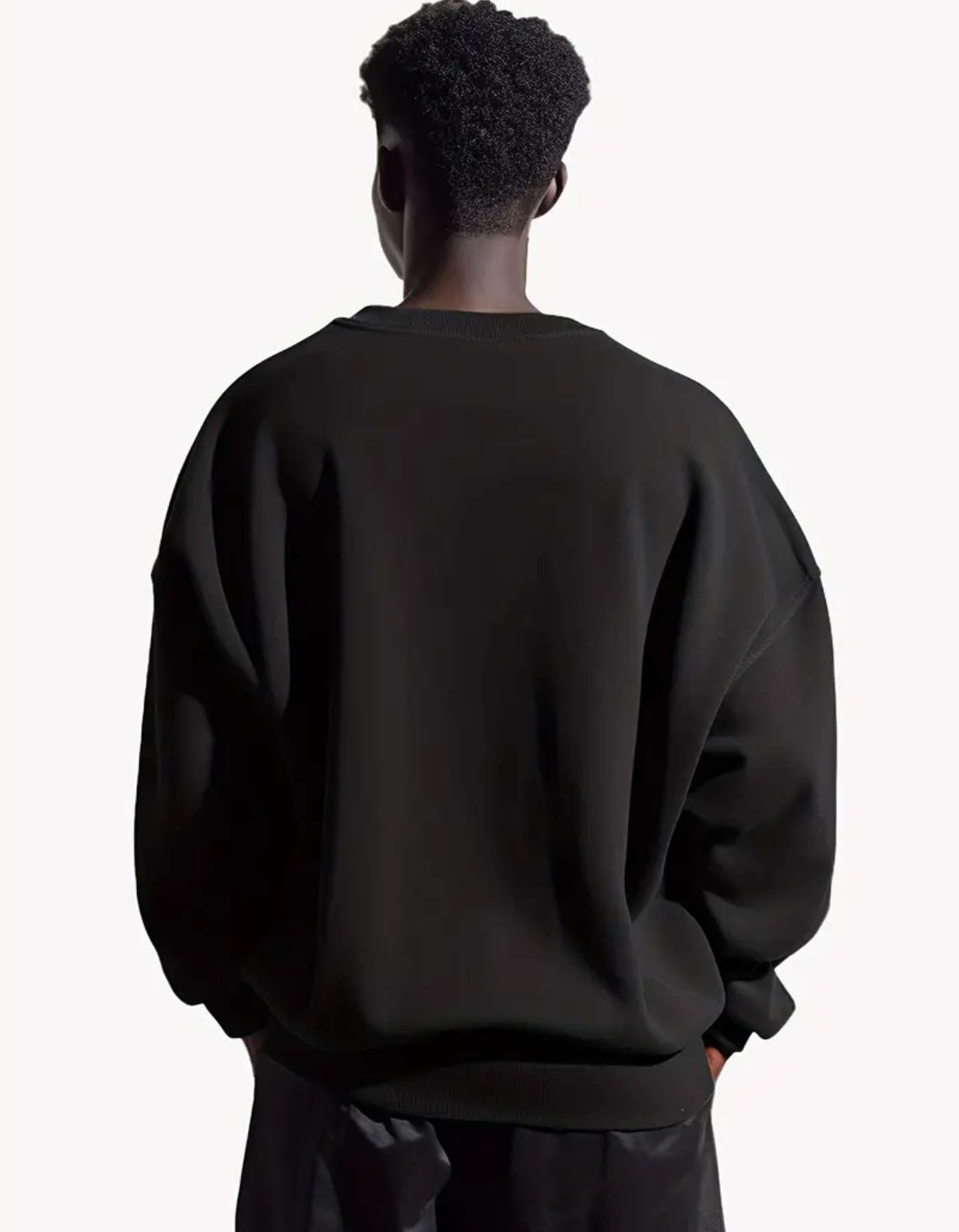 Johnny | Herren Oversize Pullover | Schwarz Sweater