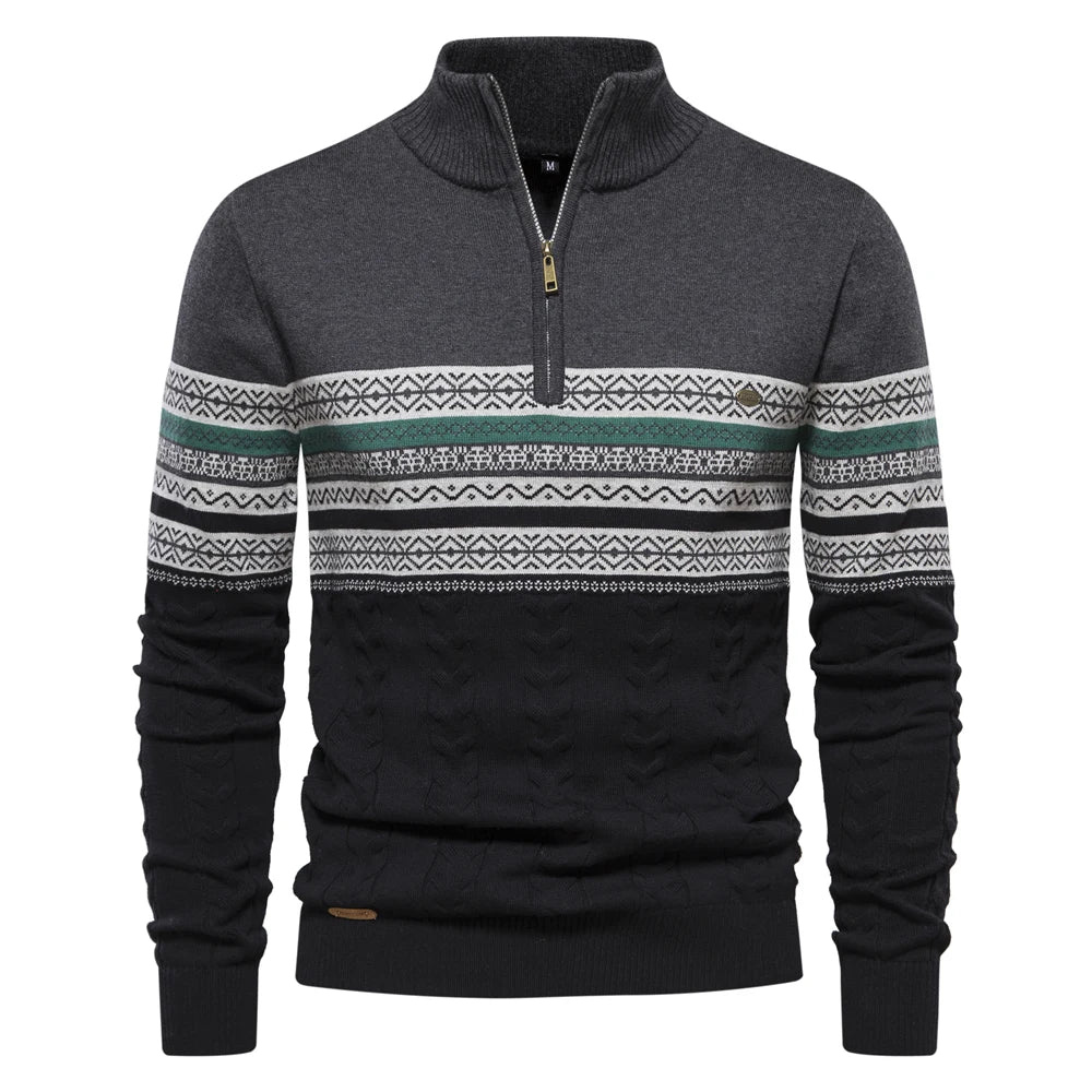 Gremmy | Herren Pullover mit Reißverschluss | Knit Sweater
