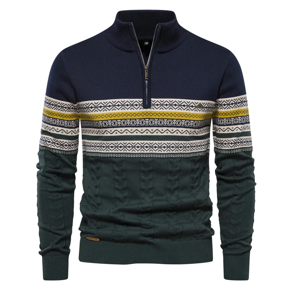 Gremmy | Herren Pullover mit Reißverschluss | Knit Sweater
