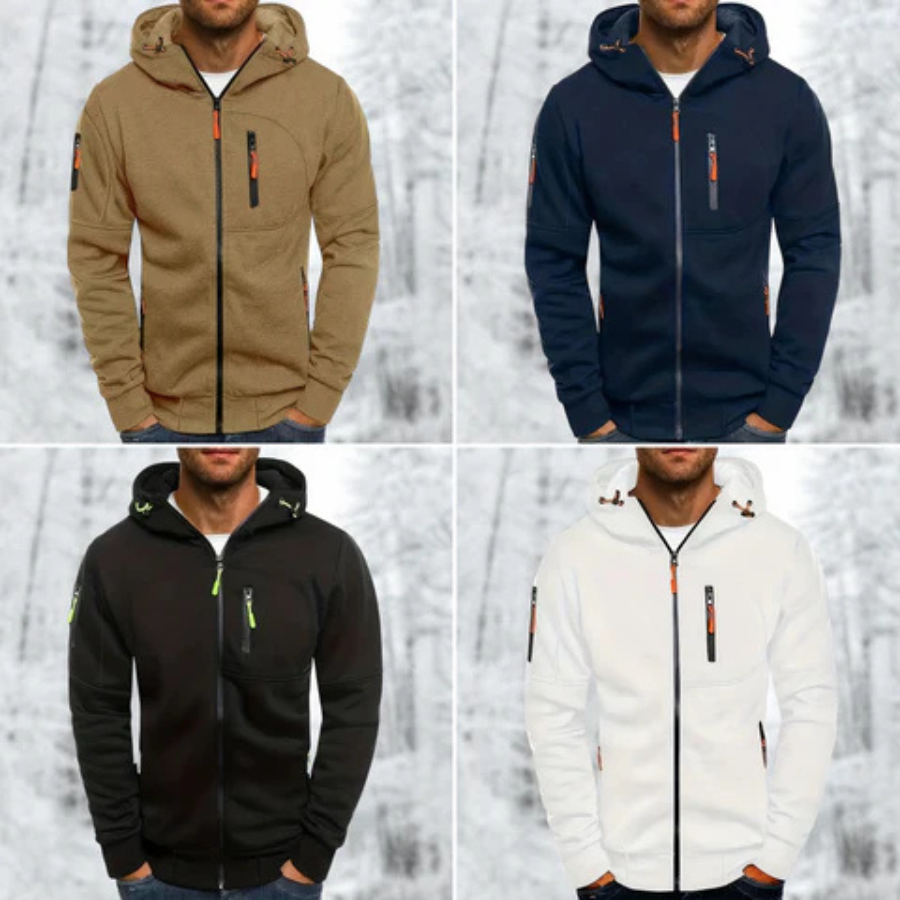 Matthew | Herren Schwarz Hoodie | Kapuzenpullover