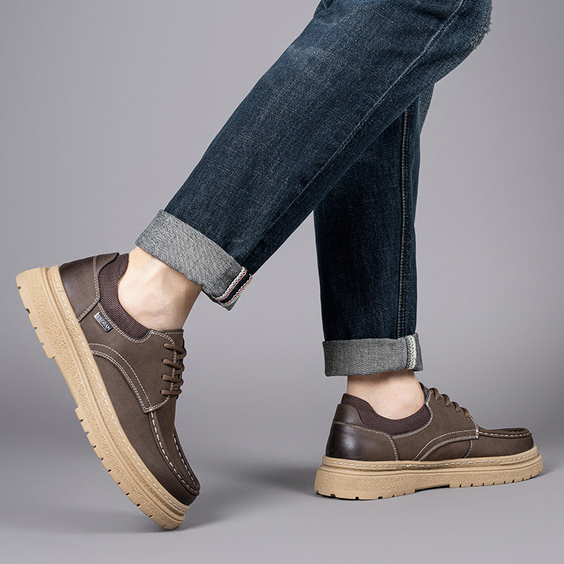 Herren Retro-Lederschuhe - Tristan