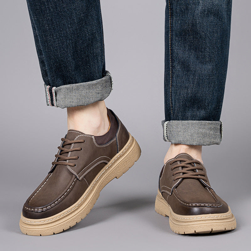 Herren Retro-Lederschuhe - Tristan