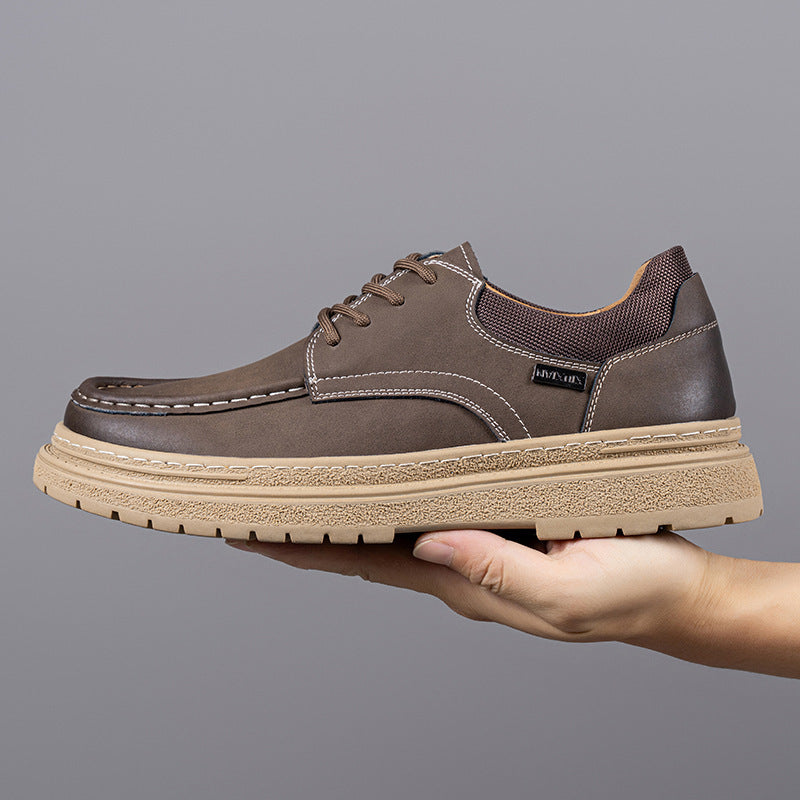 Herren Retro-Lederschuhe - Tristan