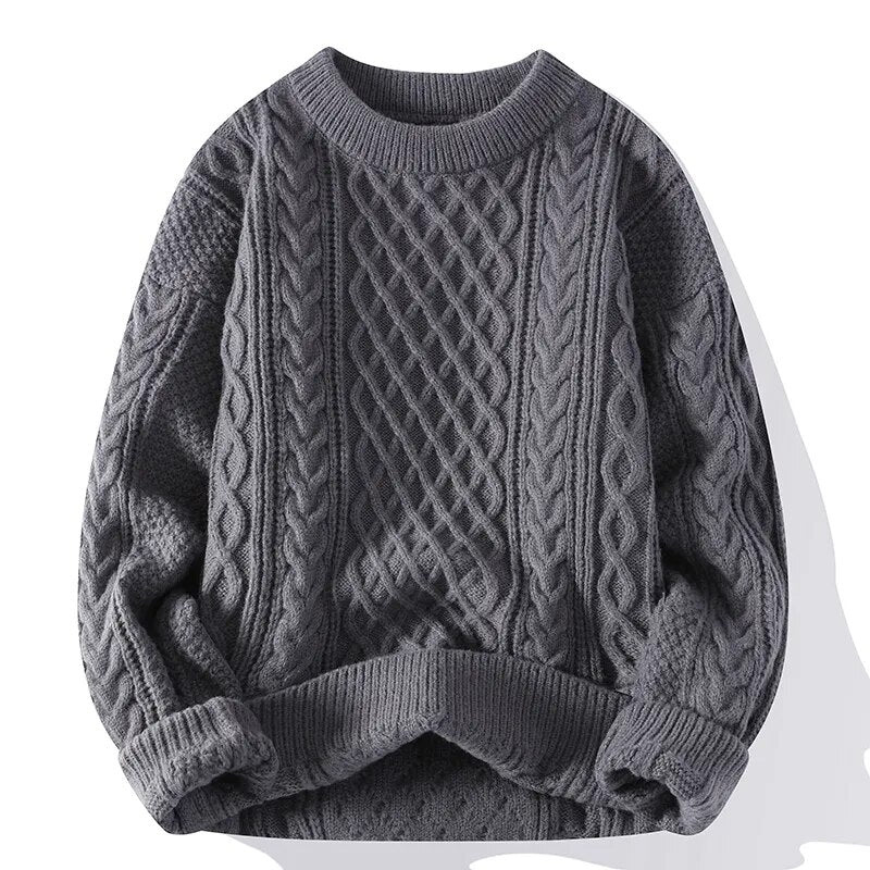 Timothy | Herren Rot Pullover | Strick Sweater