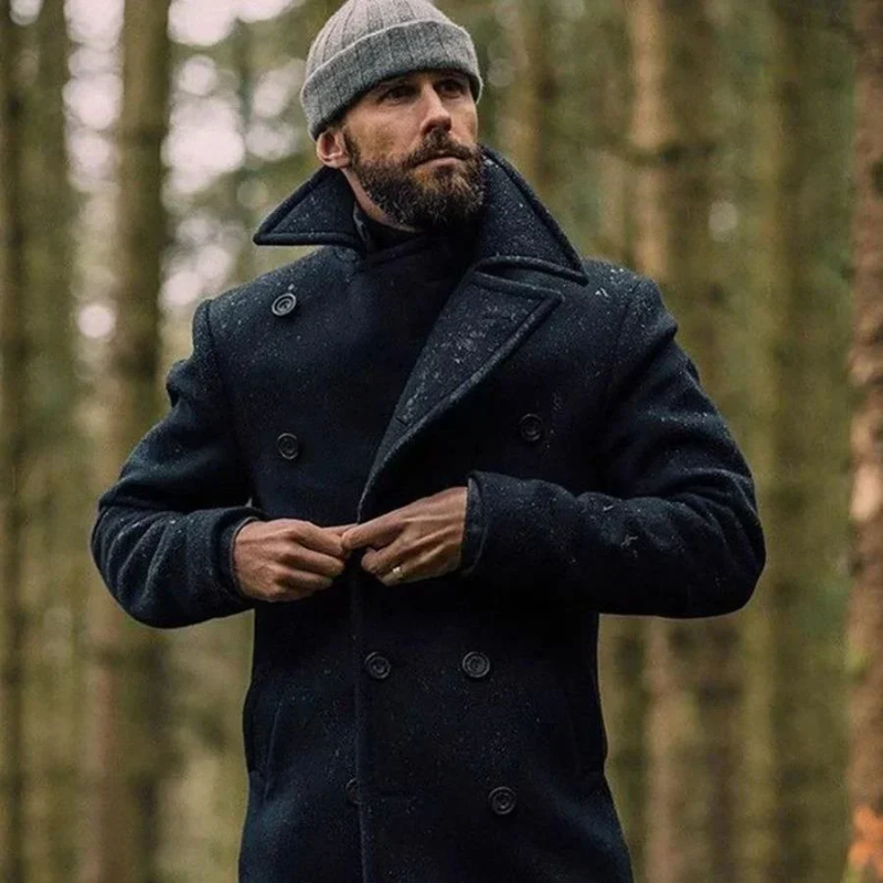 Daemon | Herren Schwarz Cabanjacke | Winter