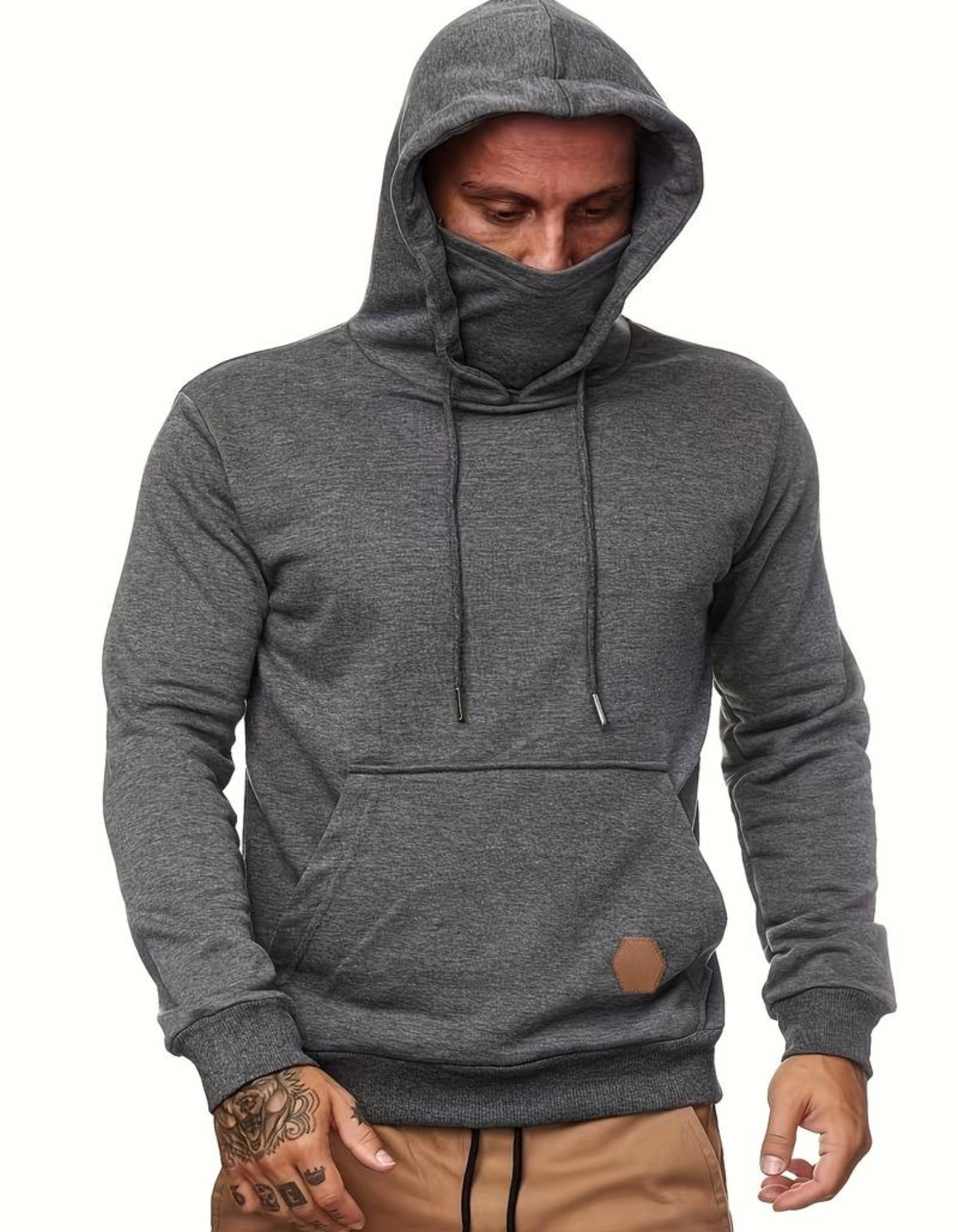 Brandy | Herren Schwarz Hoodie | Kapuzenpullover