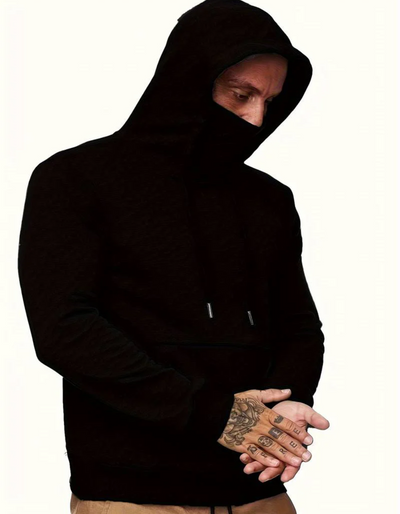 Brandy | Herren Schwarz Hoodie | Kapuzenpullover