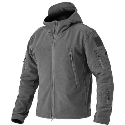 Diethelm | Herren Schwarz Hoodie | Kapuzenpullover mit Reißverschluss