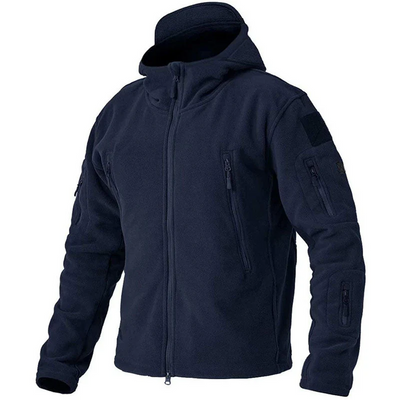Diethelm | Herren Schwarz Hoodie | Kapuzenpullover mit Reißverschluss