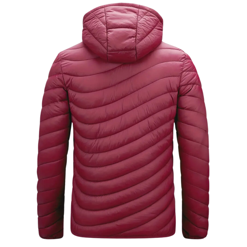 Zigmund | Herren Winter Steppjacke | Daunenjacke Schwarz