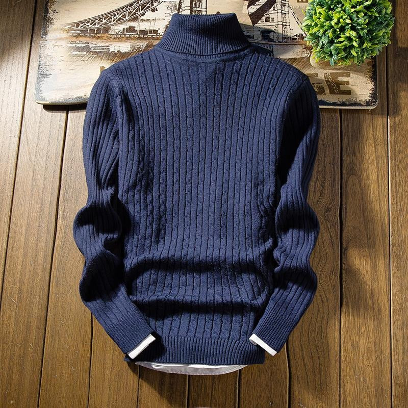 Yuri | Herren Strick Rollkragenpullover | Langarm
