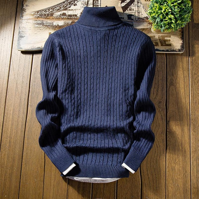 Yuri | Herren Strick Rollkragenpullover | Langarm