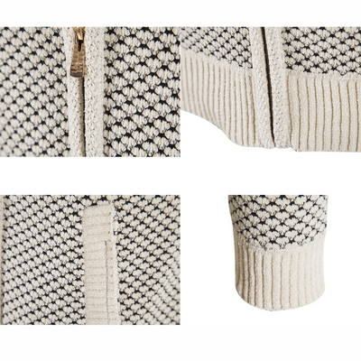 Enrique | Herren Strickjacke mit Reißverschluss | Kapuzen