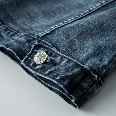 Dhenmar | Herren Vintage Jeansjacke | Kurz