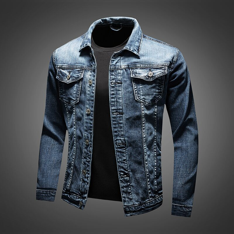 Dhenmar | Herren Vintage Jeansjacke | Kurz