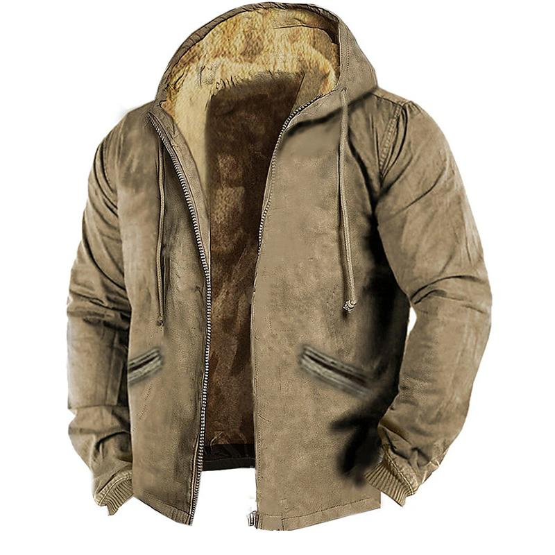 Euannmar | Herren Warme Winterjacke | Kurz Mantel