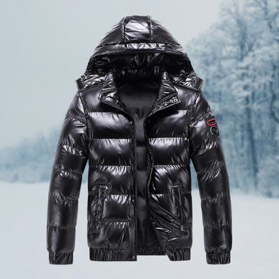 Walter | Herren Winter Daunenjacke | Steppjacke mit Kapuze
