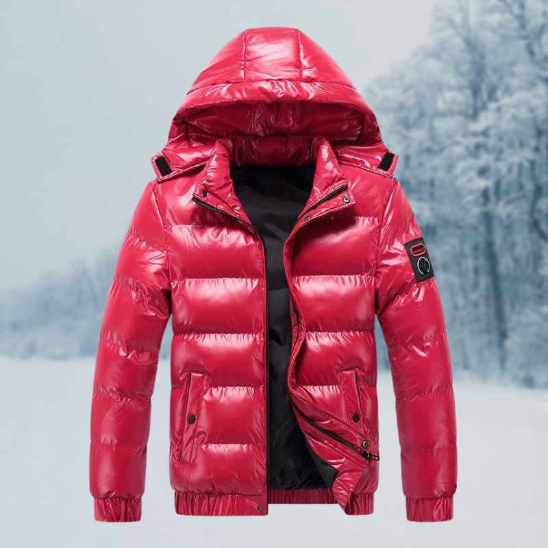Walter | Herren Winter Daunenjacke | Steppjacke mit Kapuze
