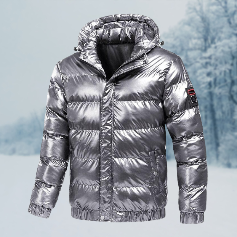 Walter | Herren Winter Daunenjacke | Steppjacke mit Kapuze