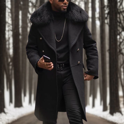 Bertram | Parka Herren Winter | Schwarz