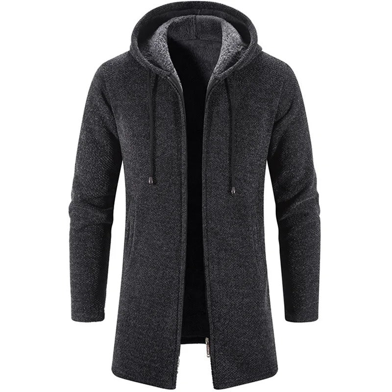 Herrenstrickjacke mit Kapuze - Siegfri