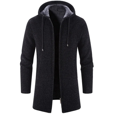 Herrenstrickjacke mit Kapuze - Siegfri