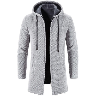 Herrenstrickjacke mit Kapuze - Siegfri