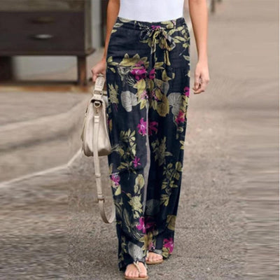 Katrina | Elegante Hose mit Blumenprint Women
