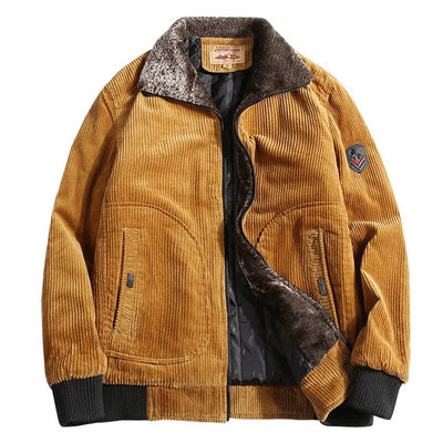 Hochwertige Herrenjacke aus Samt für den Winter - Gabriel